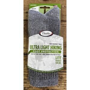 Thorlos Mens Level 2 Hiking All Activity Crew Socks Medium NEW 1 Pair